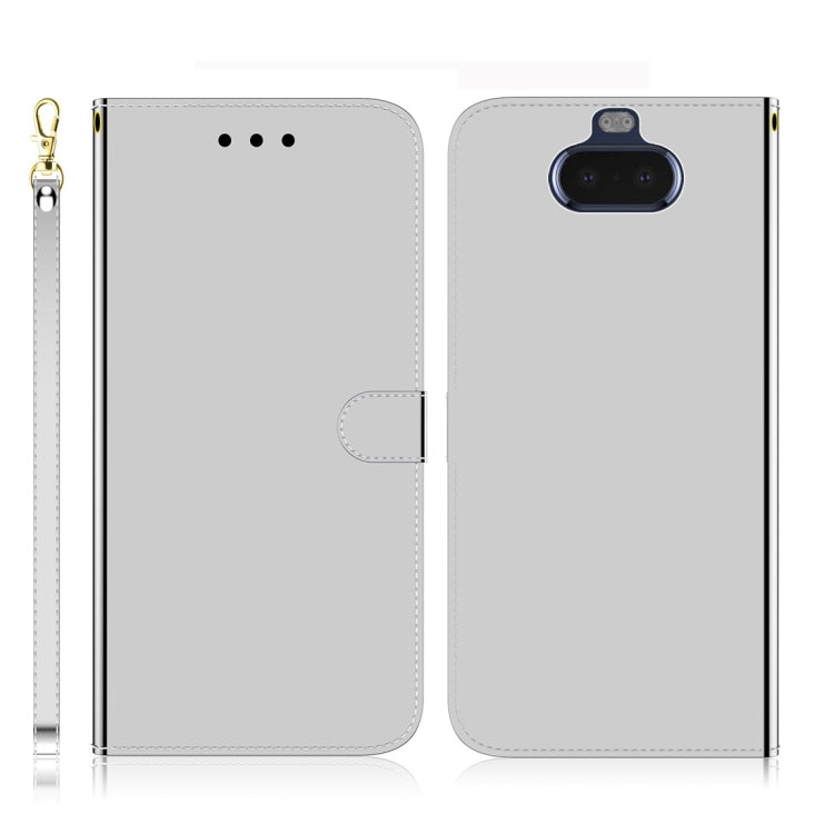 For Sony Xperia 20 Imitated Mirror Surface Horizontal Flip Leather Case with Holder & Card Slots & Wallet & Lanyard