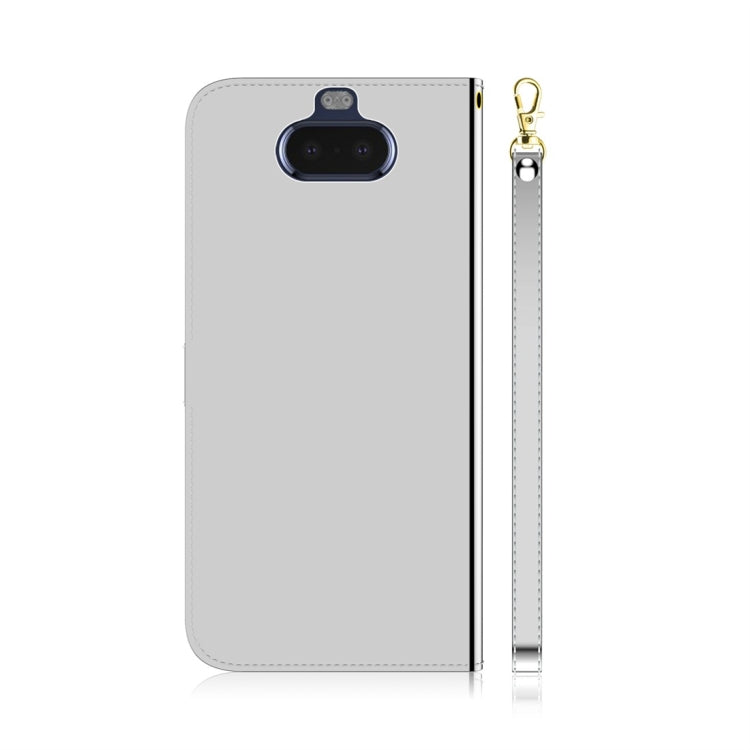 For Sony Xperia 20 Imitated Mirror Surface Horizontal Flip Leather Case with Holder & Card Slots & Wallet & Lanyard