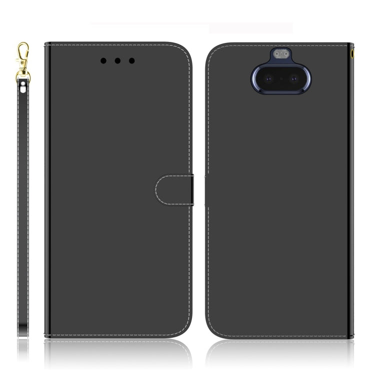 For Sony Xperia 20 Imitated Mirror Surface Horizontal Flip Leather Case with Holder & Card Slots & Wallet & Lanyard
