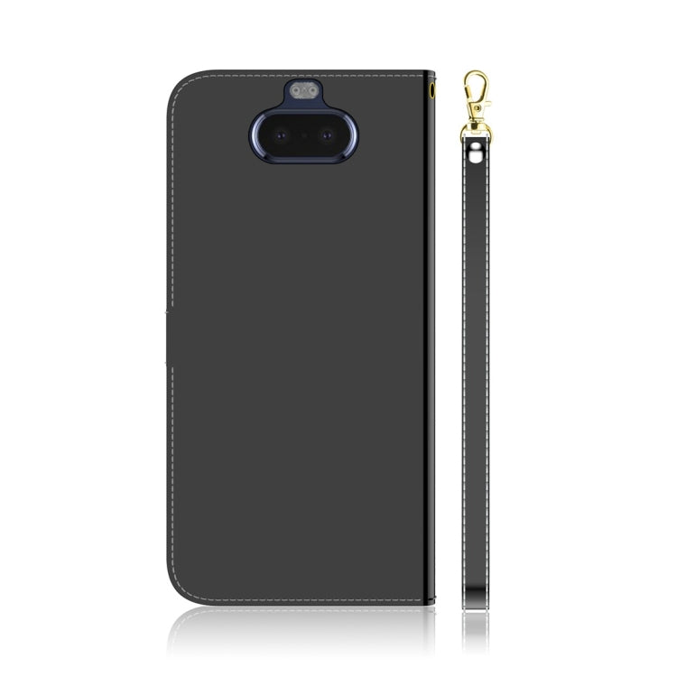 For Sony Xperia 20 Imitated Mirror Surface Horizontal Flip Leather Case with Holder & Card Slots & Wallet & Lanyard