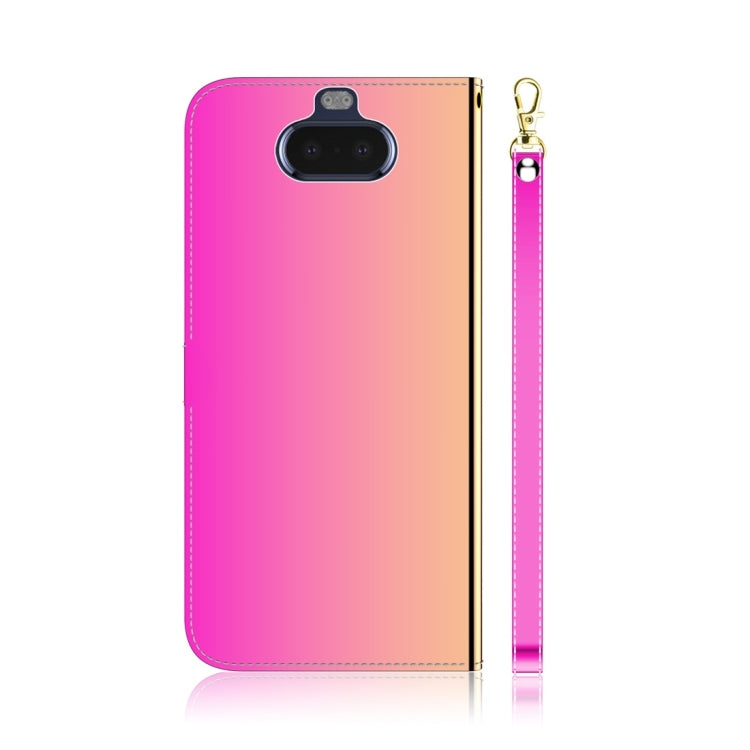 For Sony Xperia 20 Imitated Mirror Surface Horizontal Flip Leather Case with Holder & Card Slots & Wallet & Lanyard