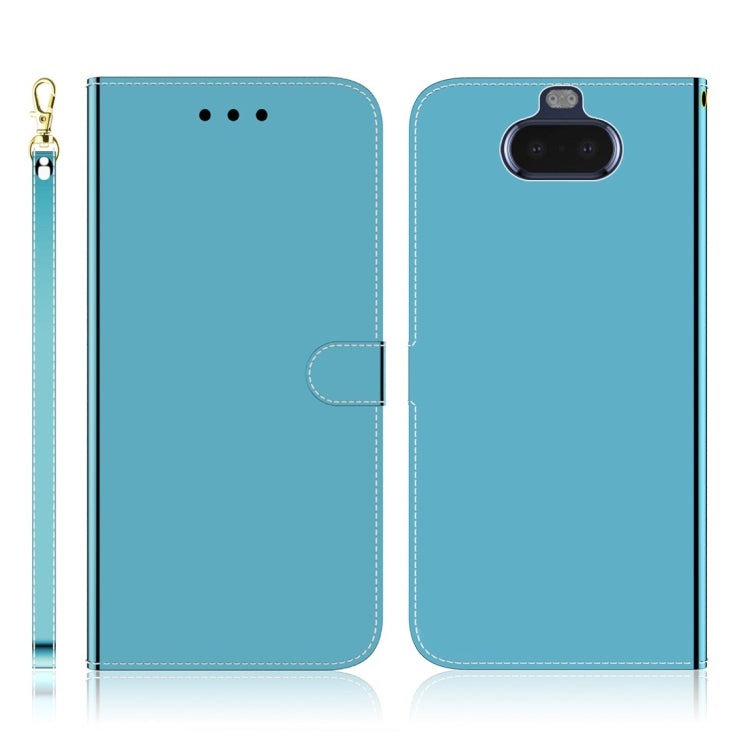For Sony Xperia 20 Imitated Mirror Surface Horizontal Flip Leather Case with Holder & Card Slots & Wallet & Lanyard