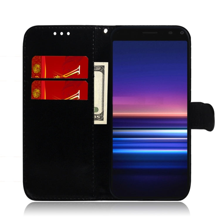 For Sony Xperia 20 Imitated Mirror Surface Horizontal Flip Leather Case with Holder & Card Slots & Wallet & Lanyard
