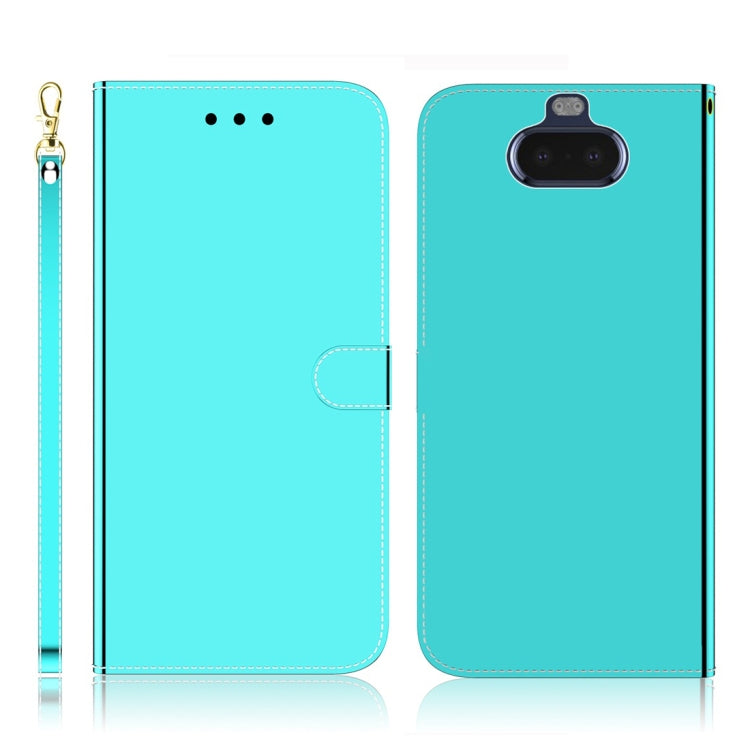 For Sony Xperia 20 Imitated Mirror Surface Horizontal Flip Leather Case with Holder & Card Slots & Wallet & Lanyard