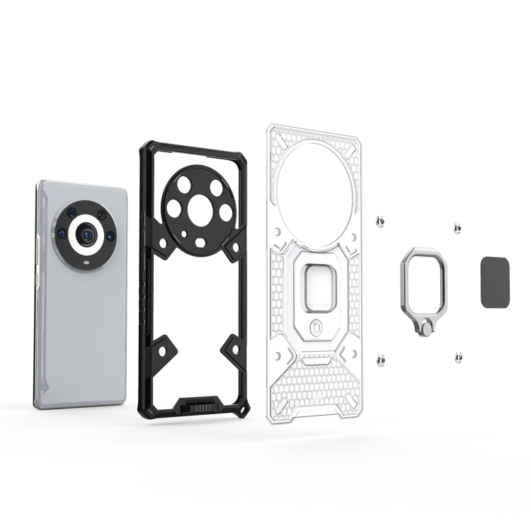 For Honor Magic3 Pro Space PC + TPU Ring Holder Protective Case