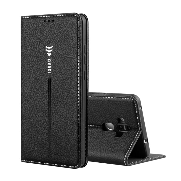 For Huawei Mate 9 GEBEI PU+TPU Horizontal Flip Protective Case with Holder & Card Slots