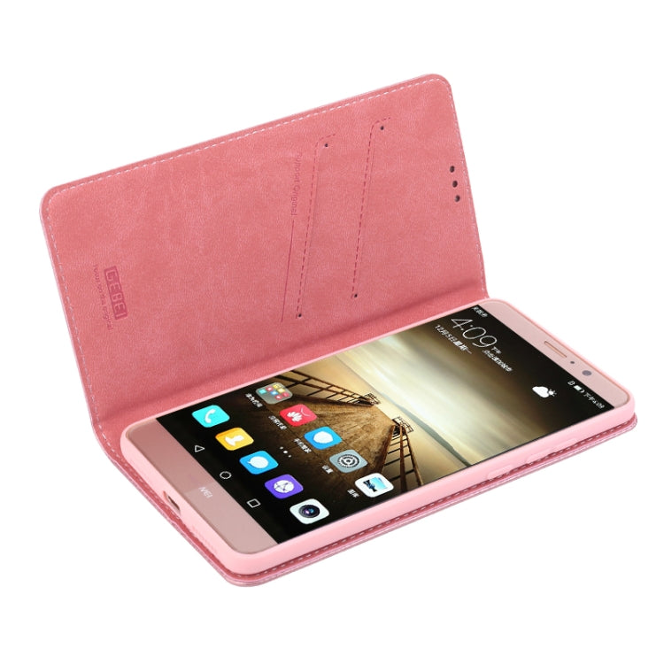 For Huawei Mate 9 GEBEI PU+TPU Horizontal Flip Protective Case with Holder & Card Slots