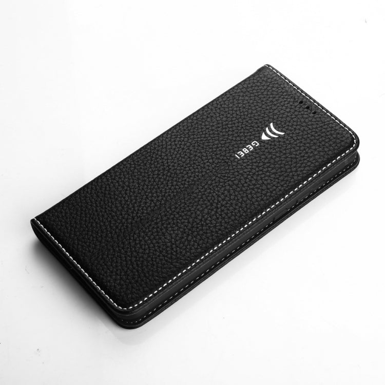 For Huawei P20 GEBEI PU+TPU Horizontal Flip Protective Case with Holder & Card Slots