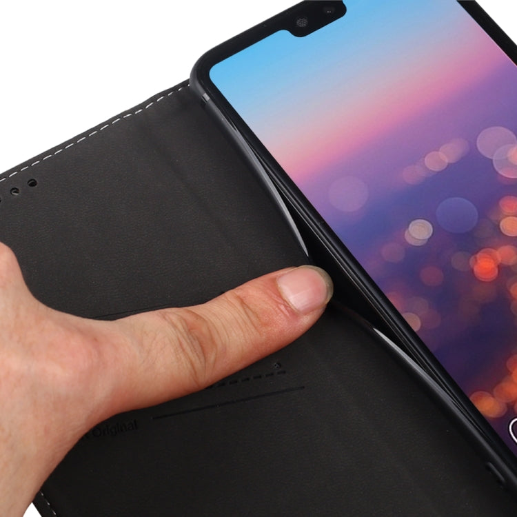 For Huawei P20 GEBEI PU+TPU Horizontal Flip Protective Case with Holder & Card Slots