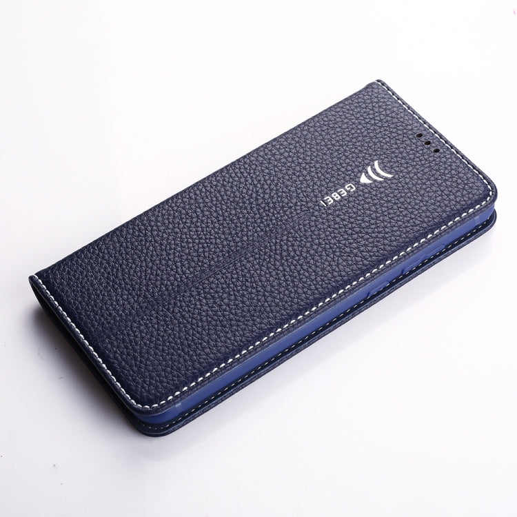 For Huawei P20 GEBEI PU+TPU Horizontal Flip Protective Case with Holder & Card Slots