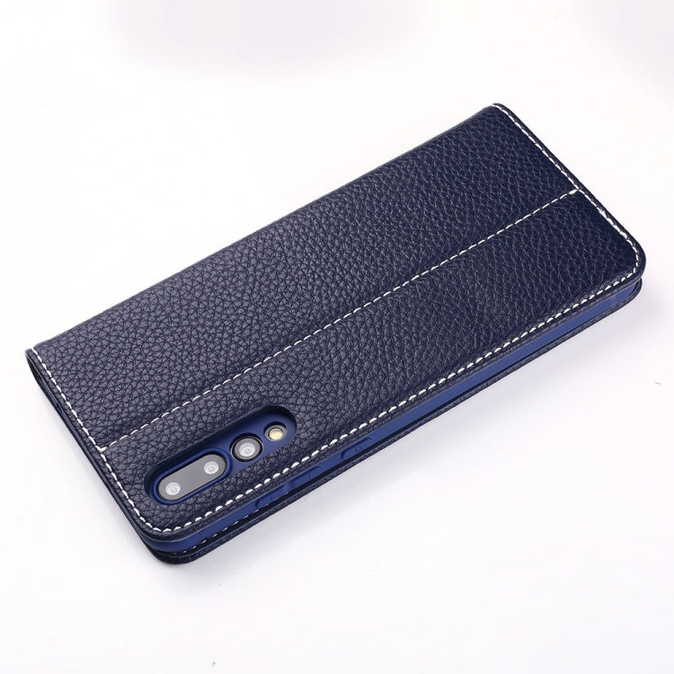 For Huawei P20 GEBEI PU+TPU Horizontal Flip Protective Case with Holder & Card Slots