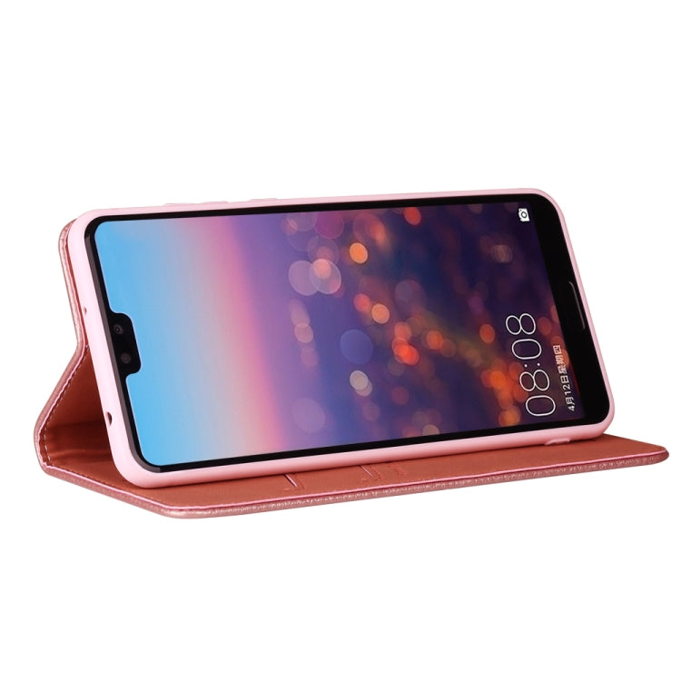 For Huawei P20 GEBEI PU+TPU Horizontal Flip Protective Case with Holder & Card Slots
