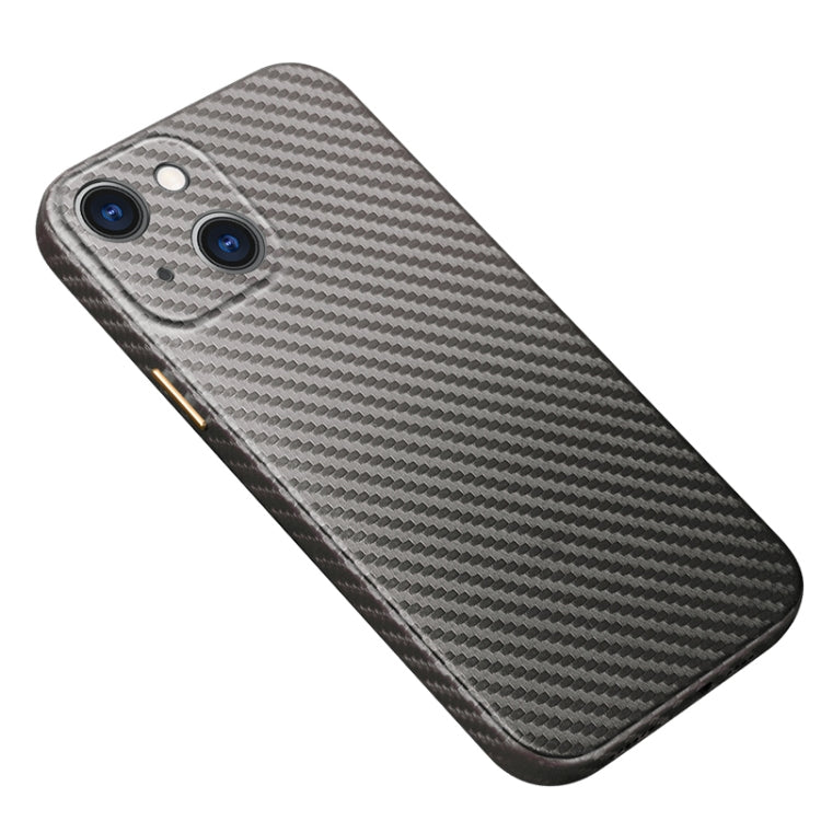 For iPhone 13 Carbon Fiber Texture Kevlar All-inclusive Shockproof Phone Protective Case