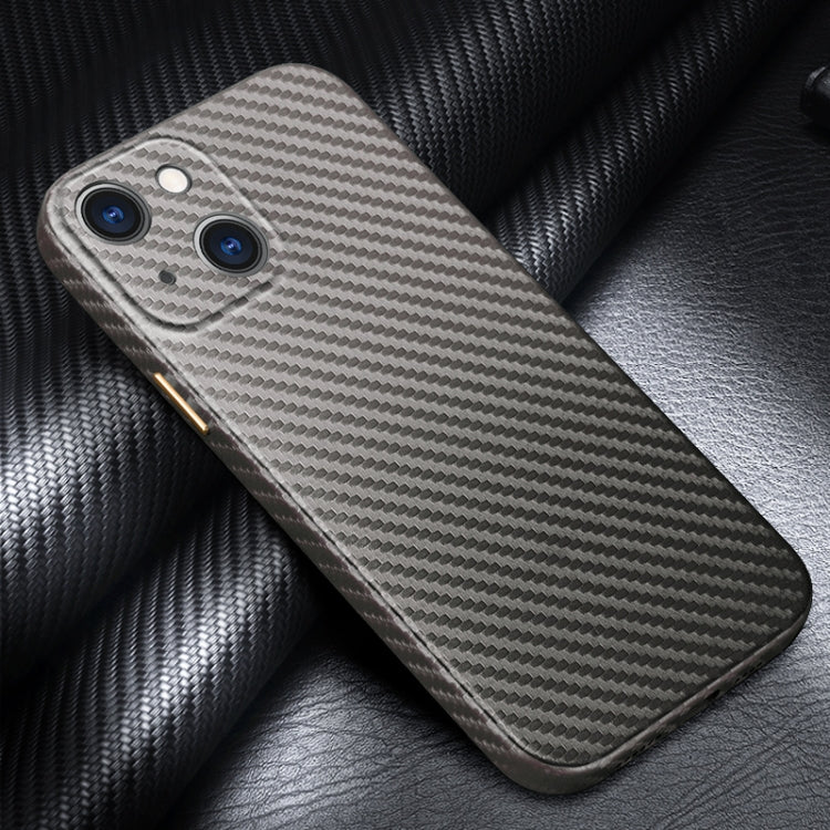 For iPhone 13 Carbon Fiber Texture Kevlar All-inclusive Shockproof Phone Protective Case
