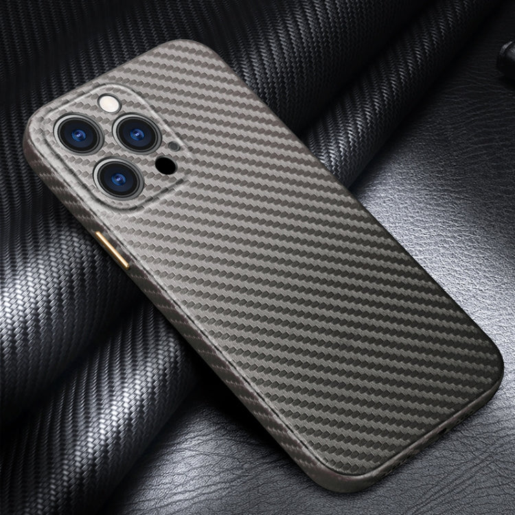 For iPhone 13 Pro Max Carbon Fiber Texture Kevlar All-inclusive Shockproof Phone Protective Case