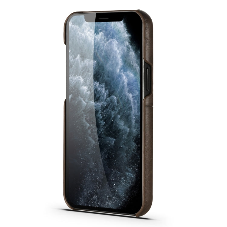 For iPhone 13 mini Calf Texture PU + PC Protective Case with Card Slots