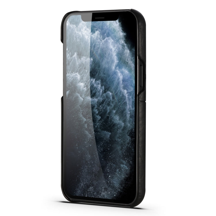 For iPhone 13 Pro Calf Texture PU + PC Protective Case with Card Slots