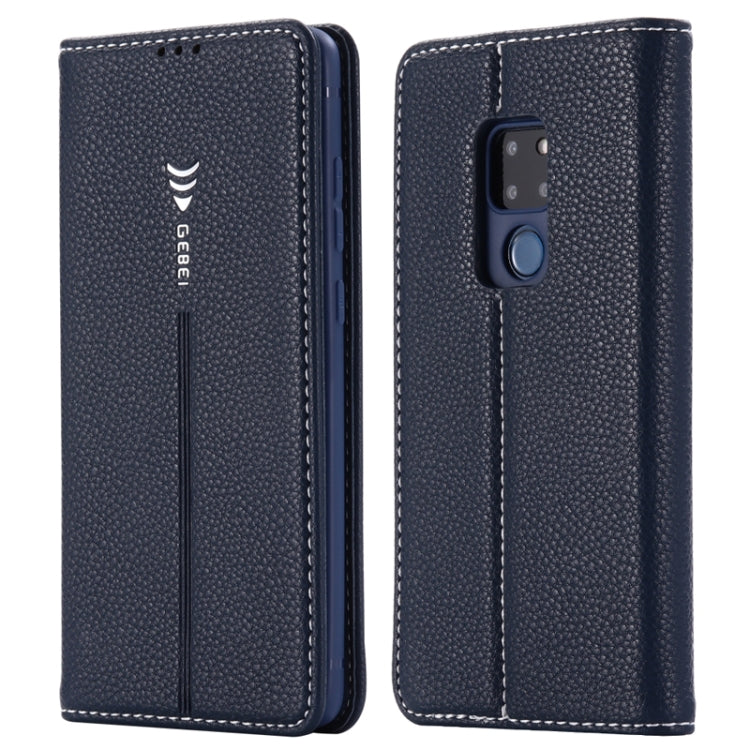 For Huawei Mate 20 GEBEI PU+TPU Horizontal Flip Protective Case with Holder & Card Slots