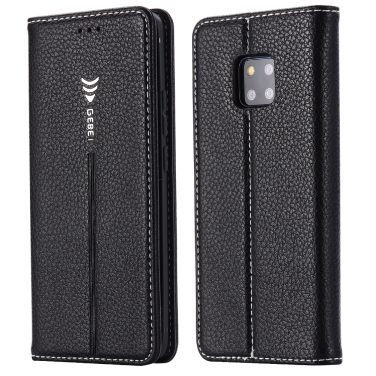 For Huawei Mate 20 Pro GEBEI PU+TPU Horizontal Flip Protective Case with Holder & Card Slots
