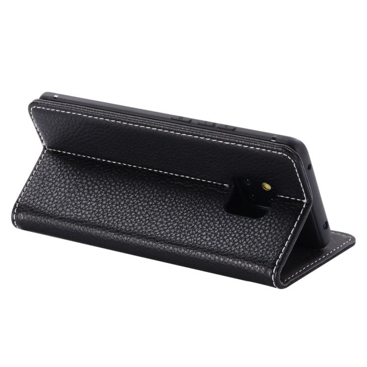 For Huawei Mate 20 Pro GEBEI PU+TPU Horizontal Flip Protective Case with Holder & Card Slots