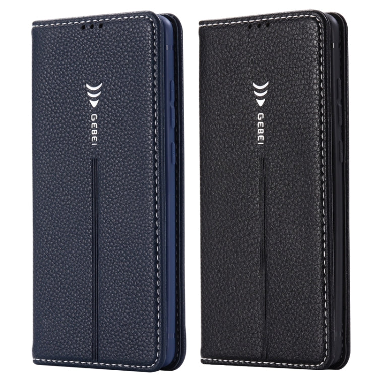 For Huawei Mate 20 Pro GEBEI PU+TPU Horizontal Flip Protective Case with Holder & Card Slots