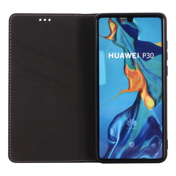 For Huawei P30 GEBEI PU+TPU Horizontal Flip Protective Case with Holder & Card Slots