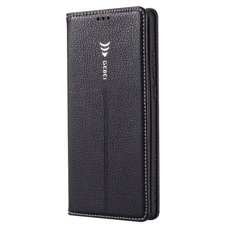 For Huawei P30 Pro GEBEI PU+TPU Horizontal Flip Protective Case with Holder & Card Slots
