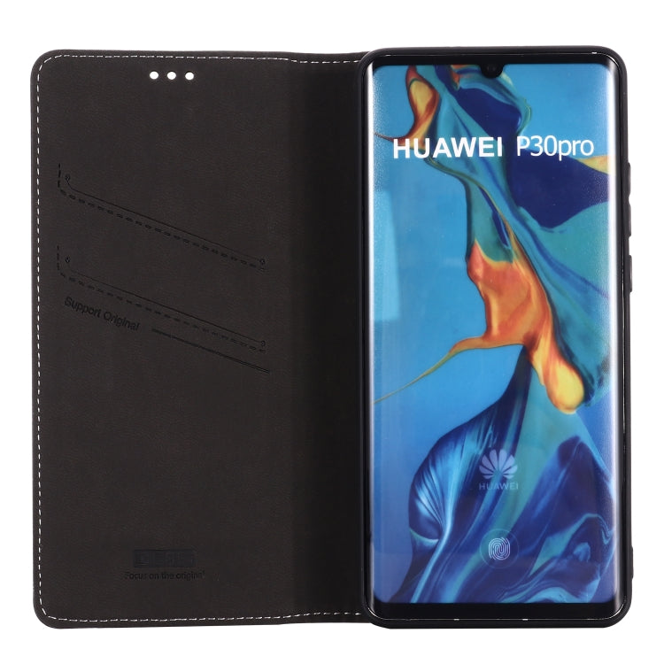For Huawei P30 Pro GEBEI PU+TPU Horizontal Flip Protective Case with Holder & Card Slots