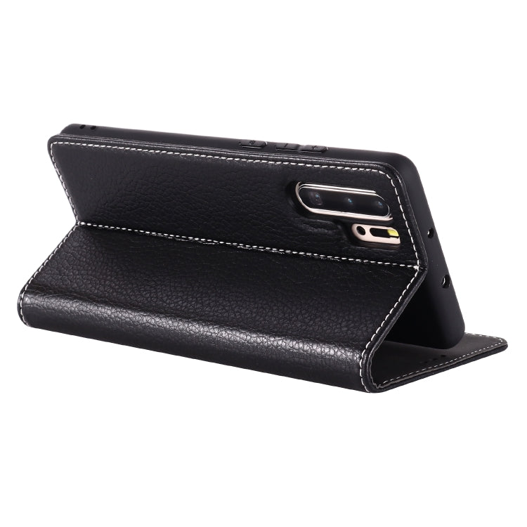 For Huawei P30 Pro GEBEI PU+TPU Horizontal Flip Protective Case with Holder & Card Slots