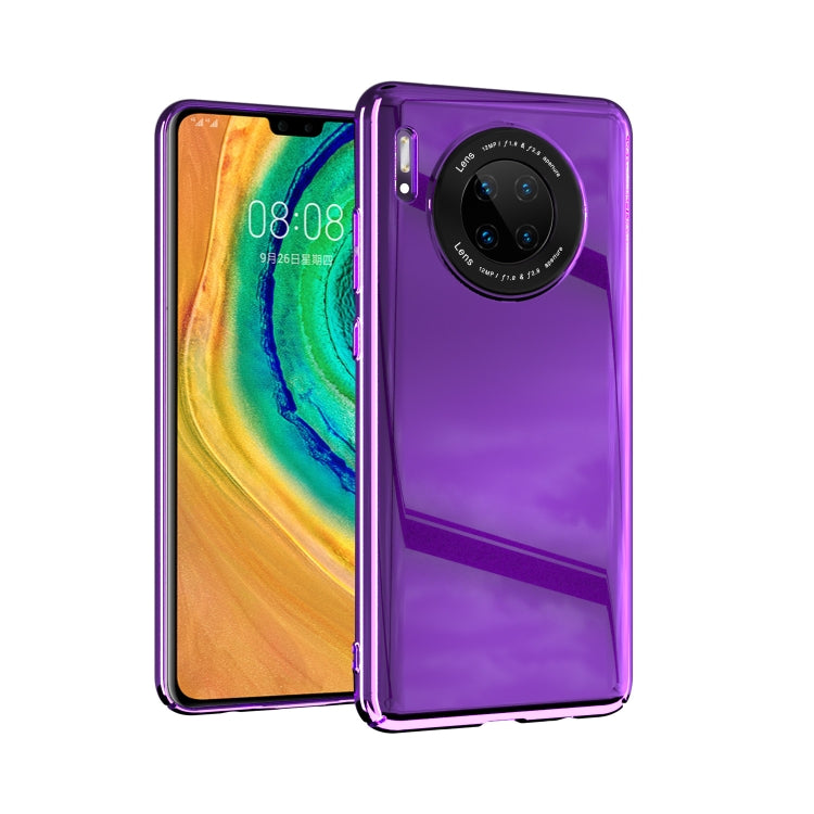 For Huawei Mate 30 Solid Color Shockproof PC Glass Case