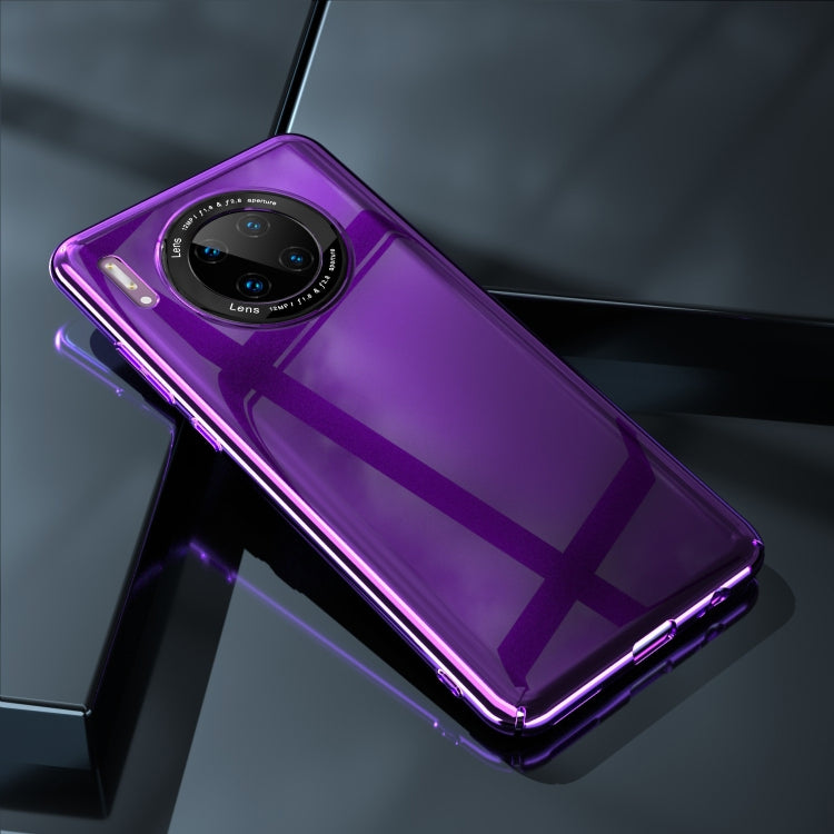 For Huawei Mate 30 Solid Color Shockproof PC Glass Case