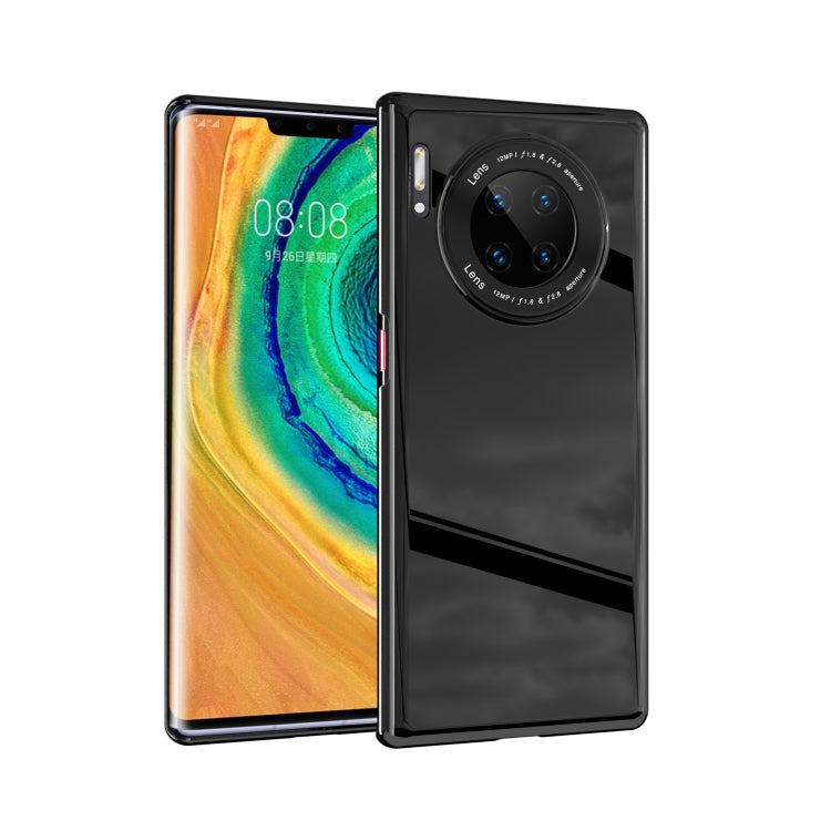 For Huawei Mate 30 Pro Solid Color Shockproof PC Glass Case
