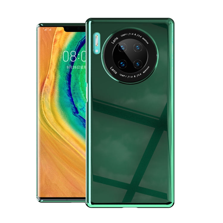 For Huawei Mate 30 Pro Solid Color Shockproof PC Glass Case