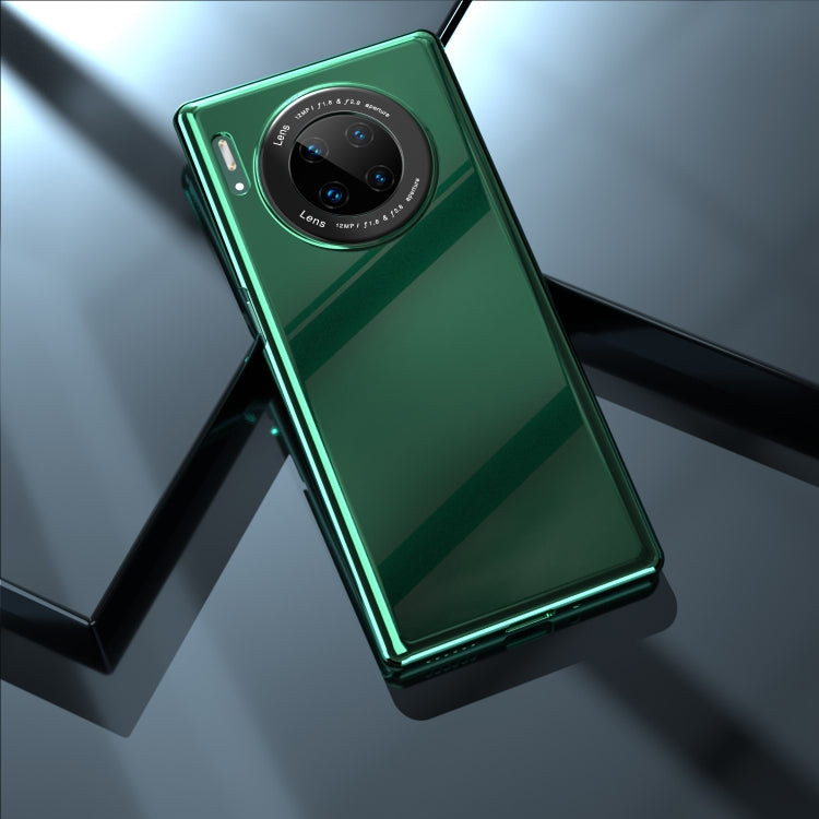 For Huawei Mate 30 Pro Solid Color Shockproof PC Glass Case
