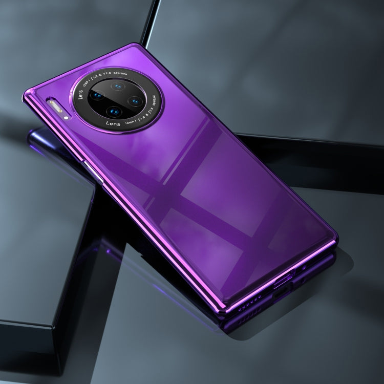 For Huawei Mate 30 Pro Solid Color Shockproof PC Glass Case