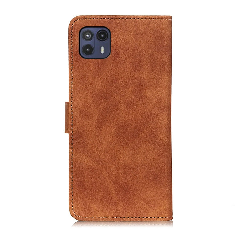 For Motorola Moto G50 5G KHAZNEH Retro Texture PU + TPU Horizontal Flip Leather Case with Holder & Card Slots & Wallet