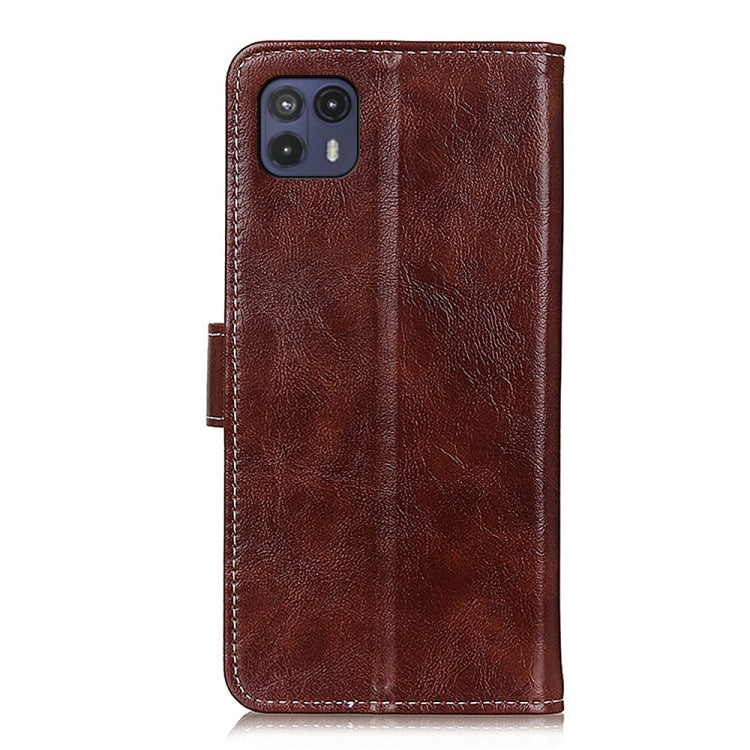 For Motorola Moto G50 5G Retro Crazy Horse Texture Horizontal Flip Leather Case with Holder & Card Slots & Photo Frame & Wallet