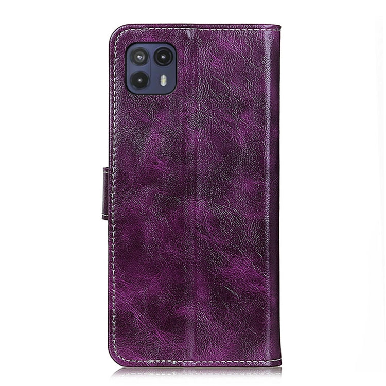 For Motorola Moto G50 5G Retro Crazy Horse Texture Horizontal Flip Leather Case with Holder & Card Slots & Photo Frame & Wallet