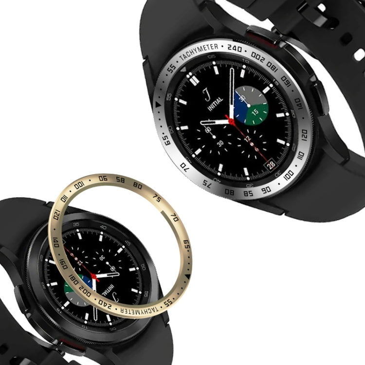 For Samsung Galaxy Watch4 Classic 42mm Smart Watch Steel Bezel Ring, E Version