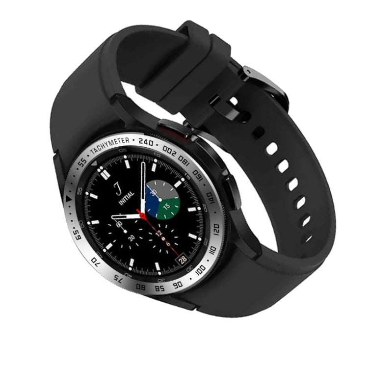 For Samsung Galaxy Watch4 Classic 42mm Smart Watch Steel Bezel Ring, E Version