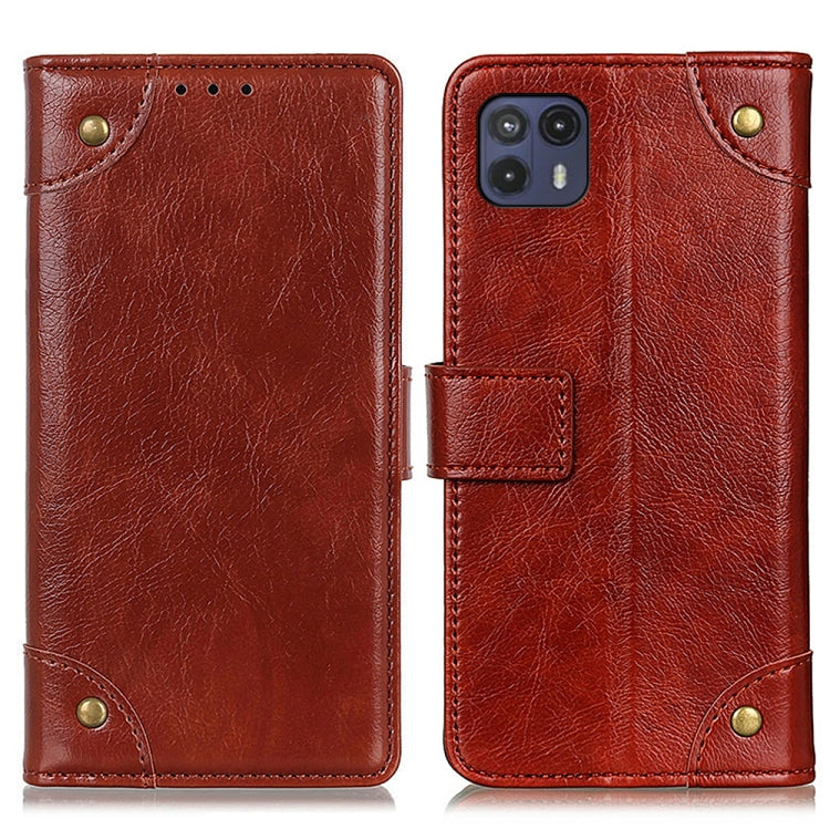 For Motorola Moto G50 5G Copper Buckle Nappa Texture Horizontal Flip Leather Case with Holder & Card Slots & Wallet