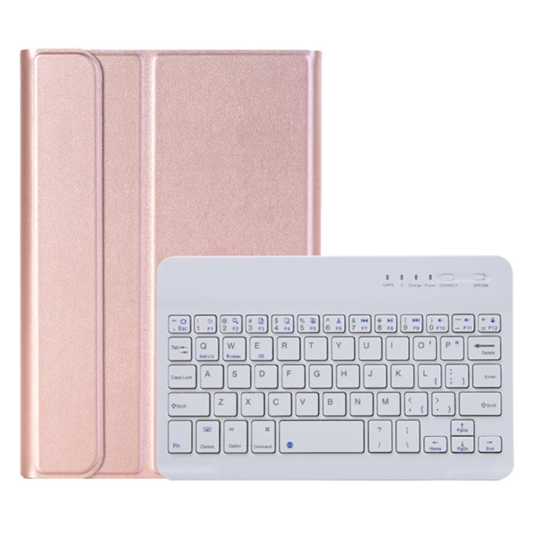 A06B Ultra-thin Detachable Bluetooth Keyboard Leather Tablet Case with Pen Slot & Holder for iPad mini 6