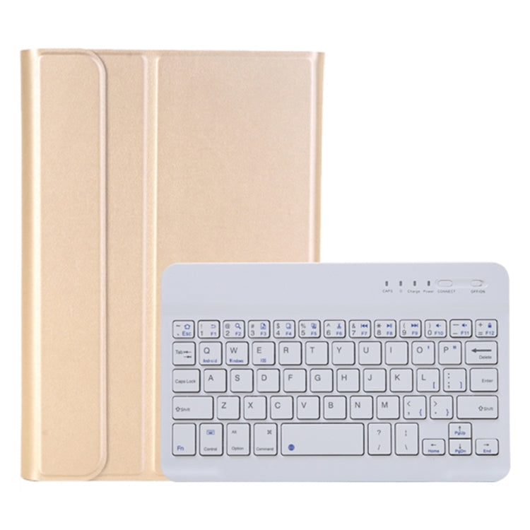 A06B Ultra-thin Detachable Bluetooth Keyboard Leather Tablet Case with Pen Slot & Holder for iPad mini 6