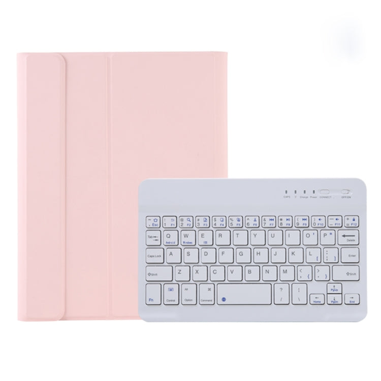 A06B Ultra-thin Detachable Bluetooth Keyboard Leather Tablet Case with Pen Slot & Holder for iPad mini 6