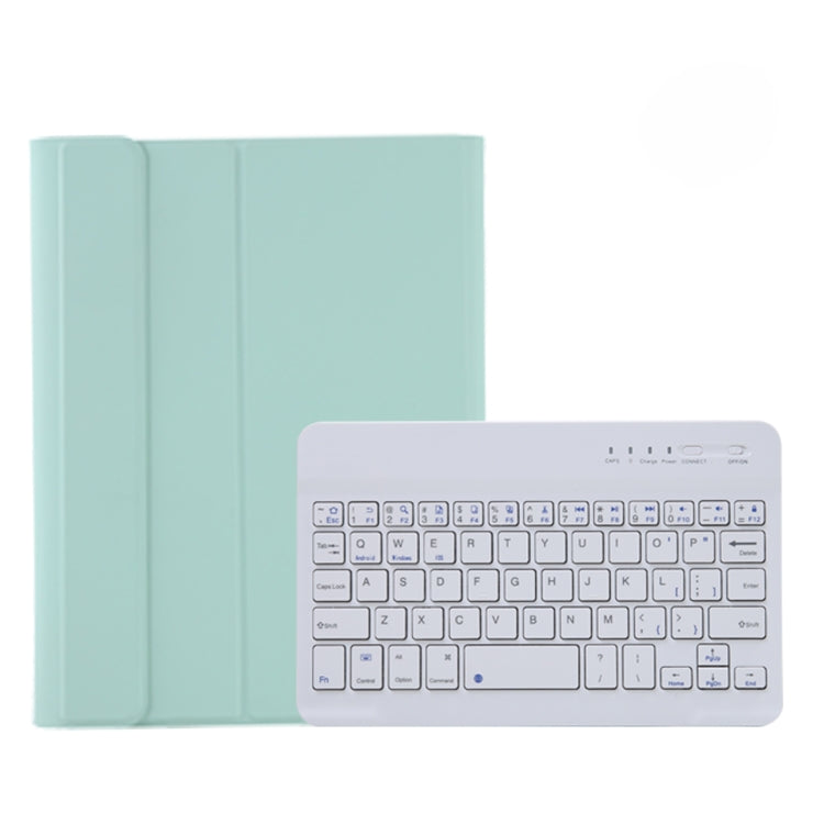 A06B Ultra-thin Detachable Bluetooth Keyboard Leather Tablet Case with Pen Slot & Holder for iPad mini 6