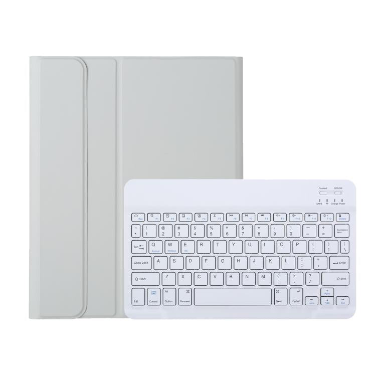 A06B Ultra-thin Detachable Bluetooth Keyboard Leather Case with Pen Slot & Holder for iPad mini 6 / mini 7