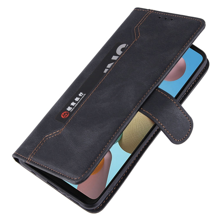 For Samsung Galaxy A21s Reverse Buckle Horizontal Flip PU Leather Case with Holder & Card Slot & Wallet