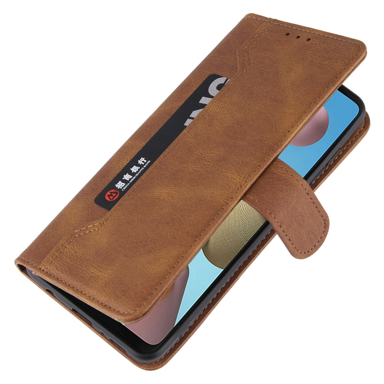For Samsung Galaxy A21s Reverse Buckle Horizontal Flip PU Leather Case with Holder & Card Slot & Wallet