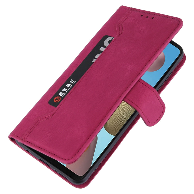For Samsung Galaxy A21s Reverse Buckle Horizontal Flip PU Leather Case with Holder & Card Slot & Wallet