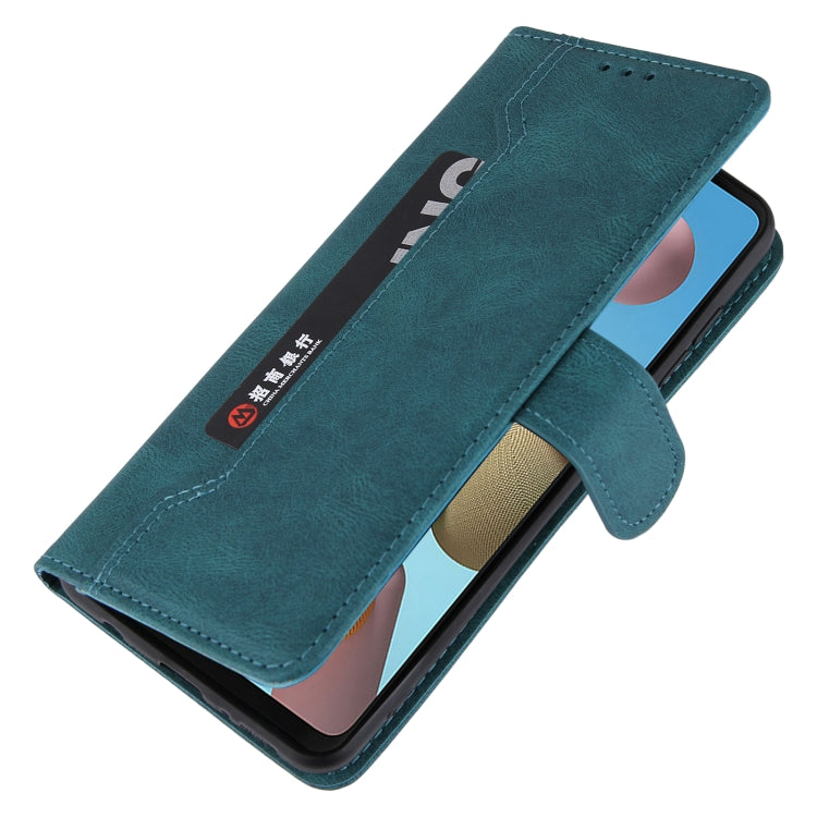 For Samsung Galaxy A21s Reverse Buckle Horizontal Flip PU Leather Case with Holder & Card Slot & Wallet
